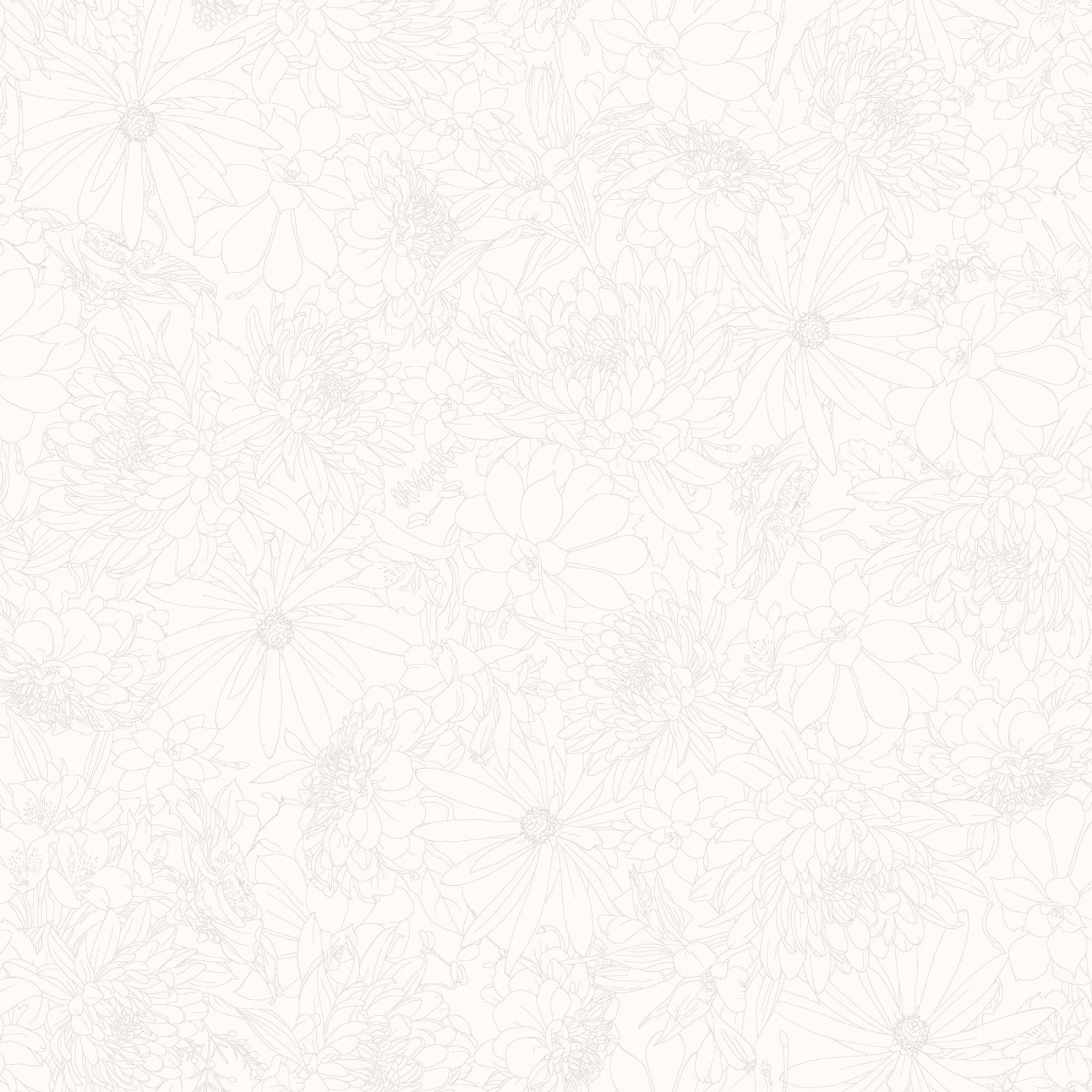 Solitaire Cloth Solitaire- Soft White Blossom: Sold by the 1/2 yard – Jdawn's Fabrics ...