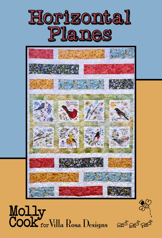 Horizontal Planes Quilt Pattern (Cardstock)