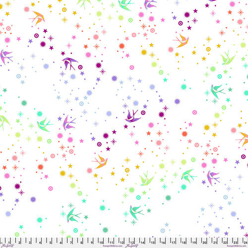 True Colors- Fairy Dust White Minky: PRE-ORDER, Sold by the 1/2 yard.