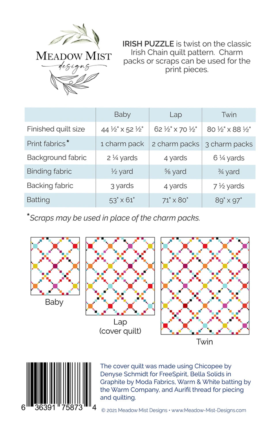 Irish Puzzle Quilt Pattern