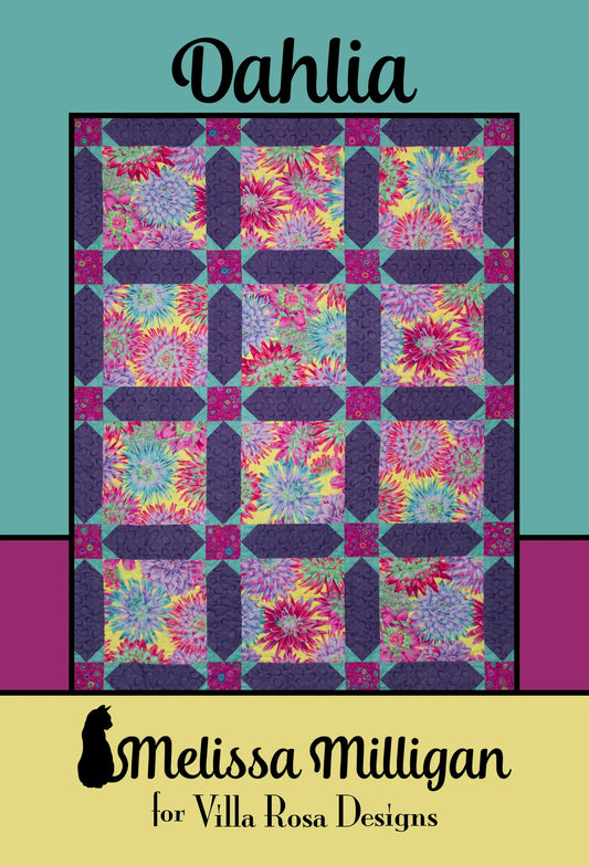 Dahlia Quilt Pattern (Cardstock)