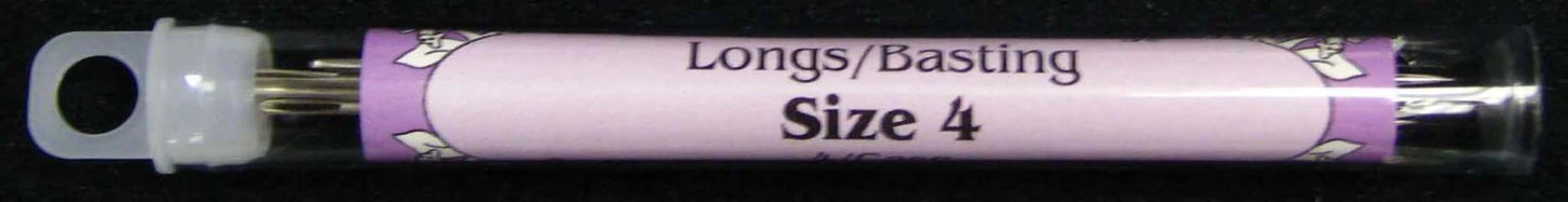 Foxglove Cottage Longs/Basting Needle Size 4: 4ct
