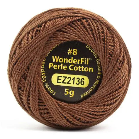 Alison Glass - Wonderfil Eleganza Perle Cotton Thread EZ2136 PECAN