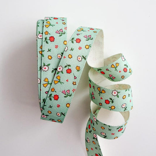 Minki Kim Sweet Mint 5/8" Ribbon: 5 Yards