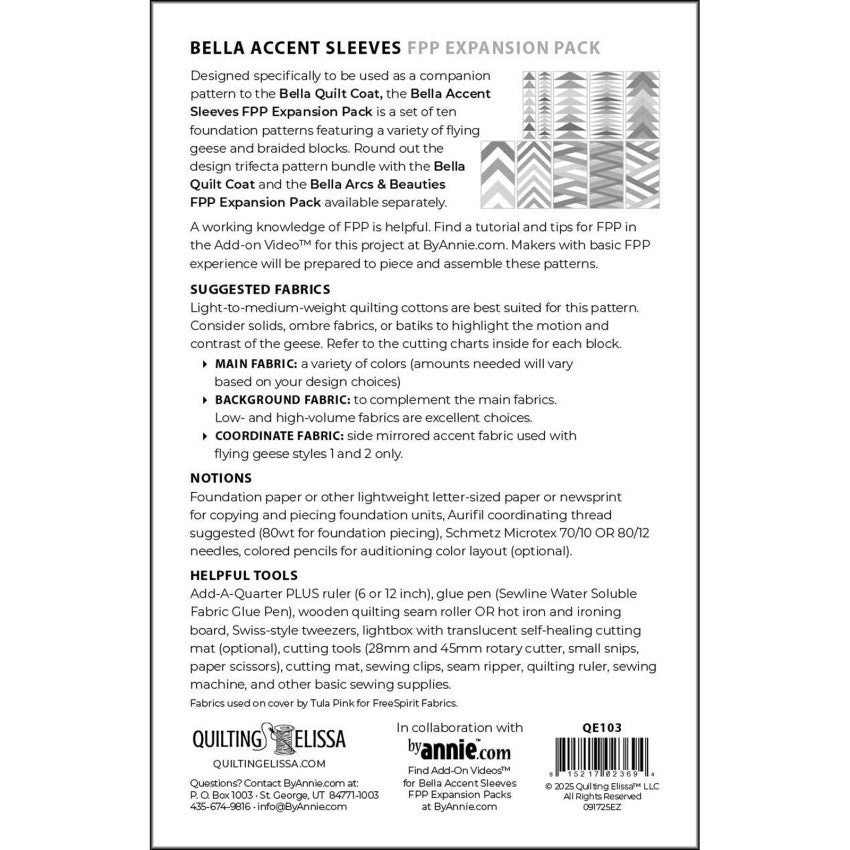 Bella Quilt Coat- Accent Sleeves Expansion Pack