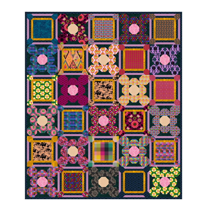 Colorway Collage Quilt Pattern