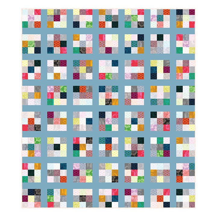 Modern Postage Stamp Quilt Pattern