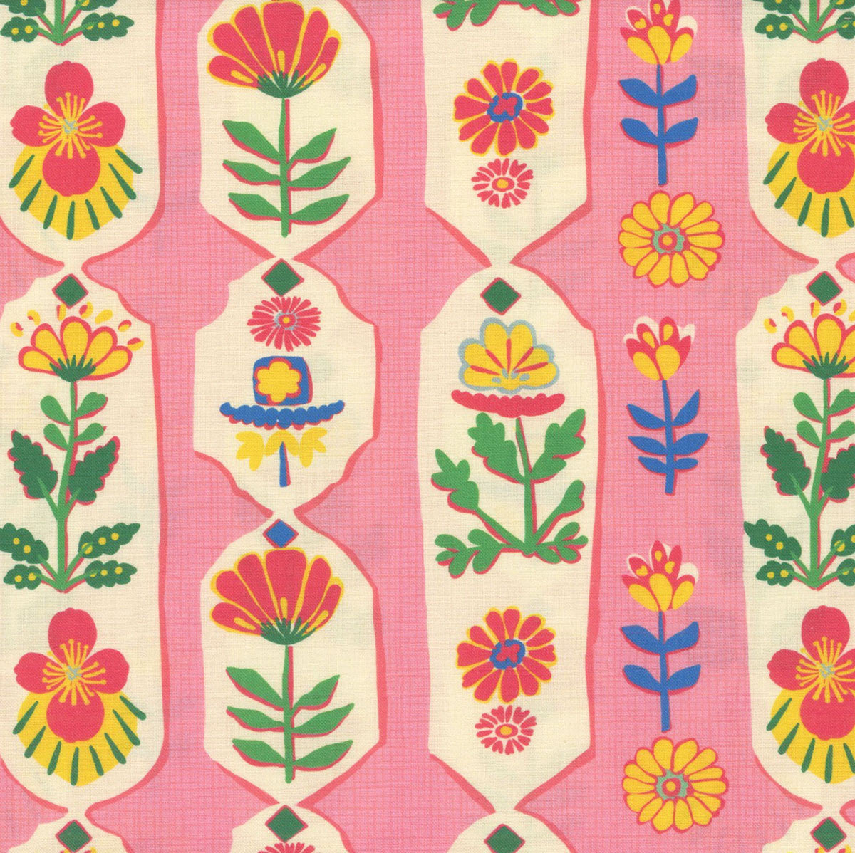 Stannie & Lloyd- Bloom Primrose Path: Sold by the 1/2 yard