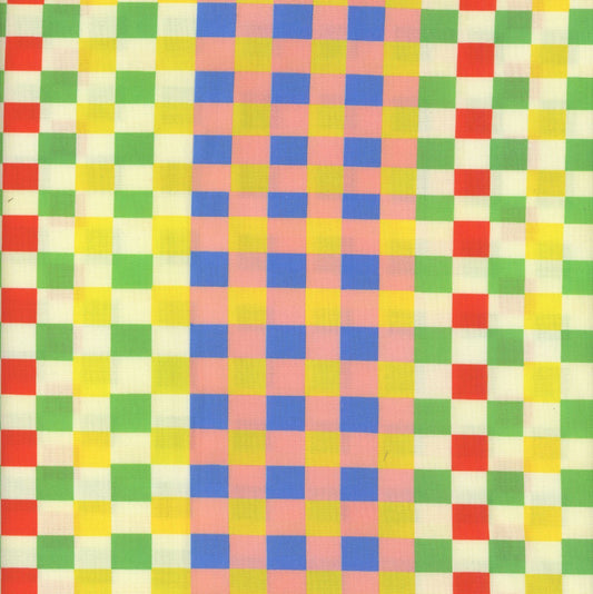 Stannie & Lloyd- Mixie Checkered Past: Sold by the 1/2 yard