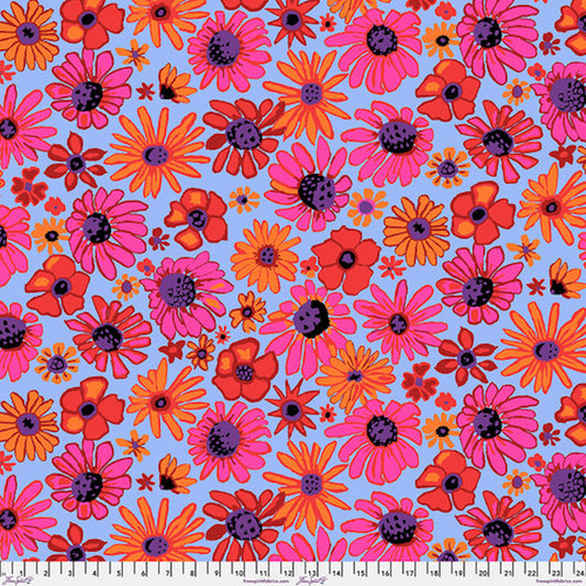 Kaffe Fassett Collective August 2024- Lilac Bloomers: Sold by the 1/2 yard