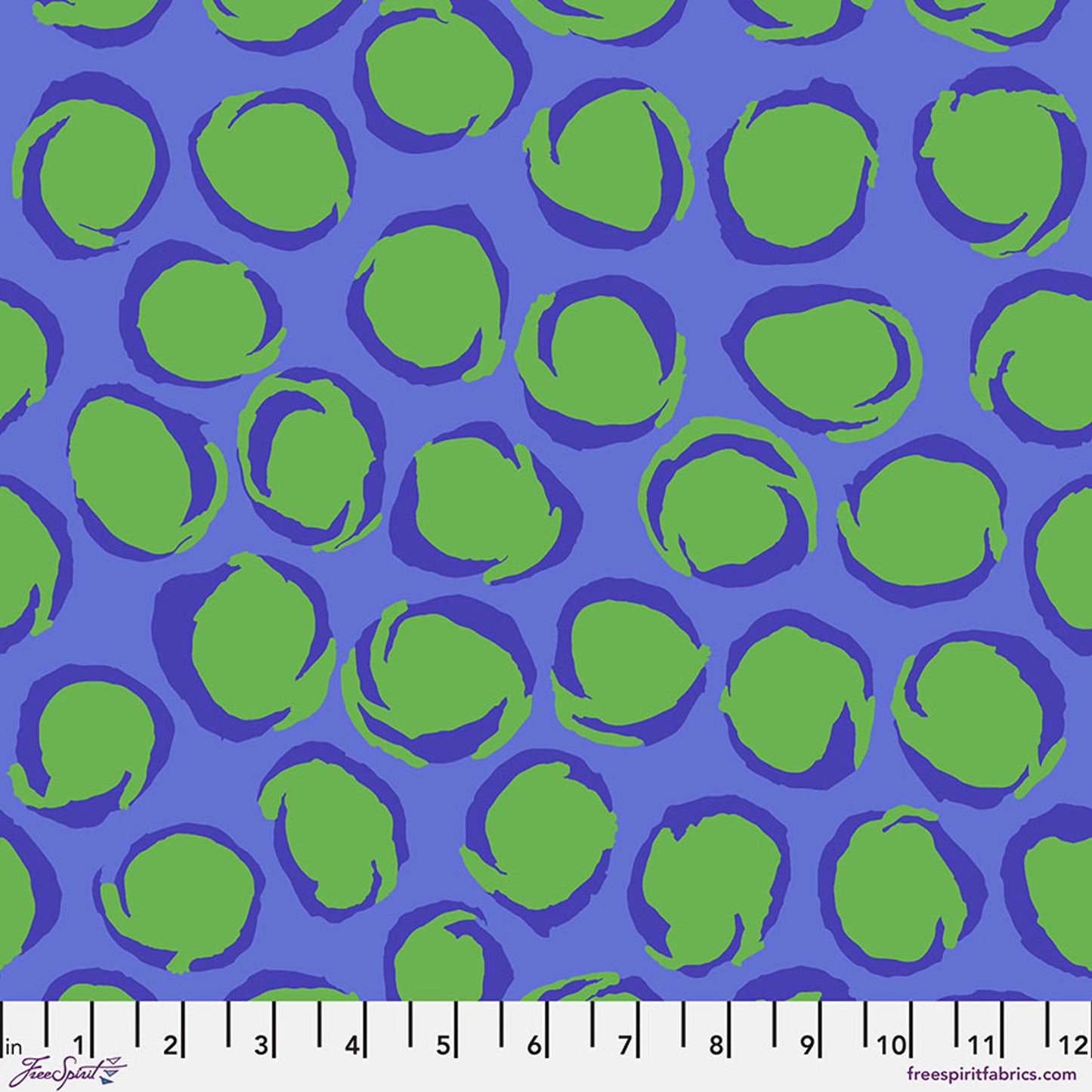 Kaffe Fassett Collective August 2025- Blue Twist: Sold by the 1/2 yard