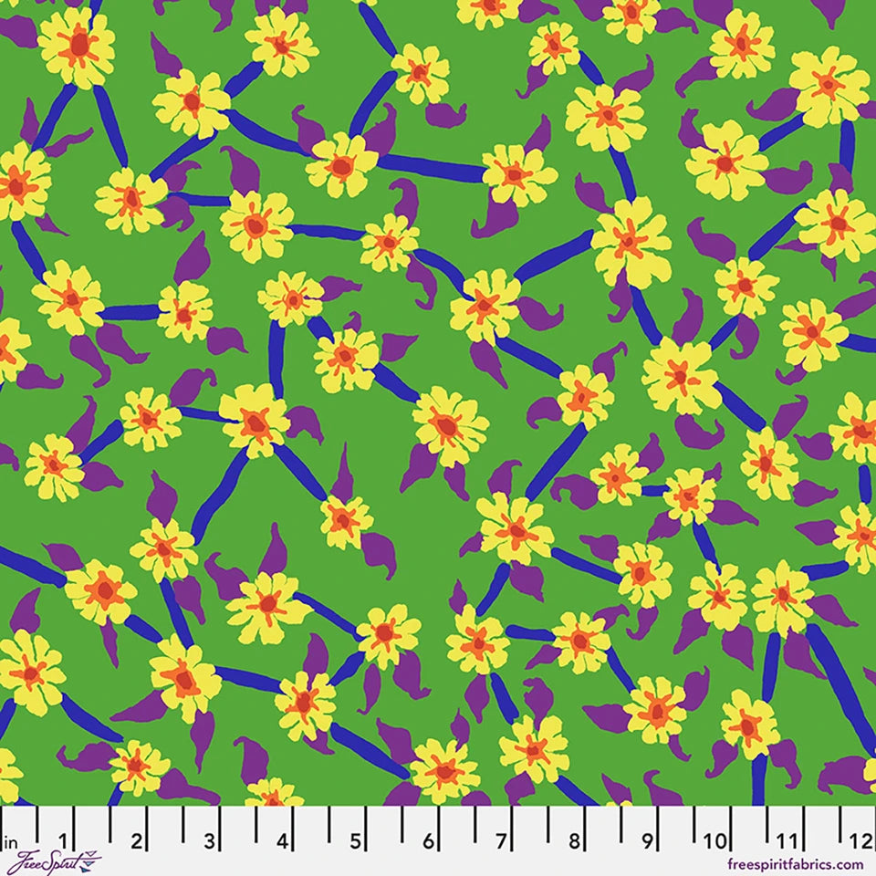 Kaffe Fassett Collective August 2026- Green Mayflower