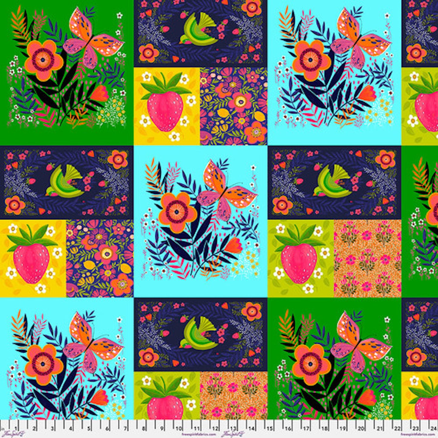 Summer Love- Multi Summer Dreaming: *Sold by 24" Repeat