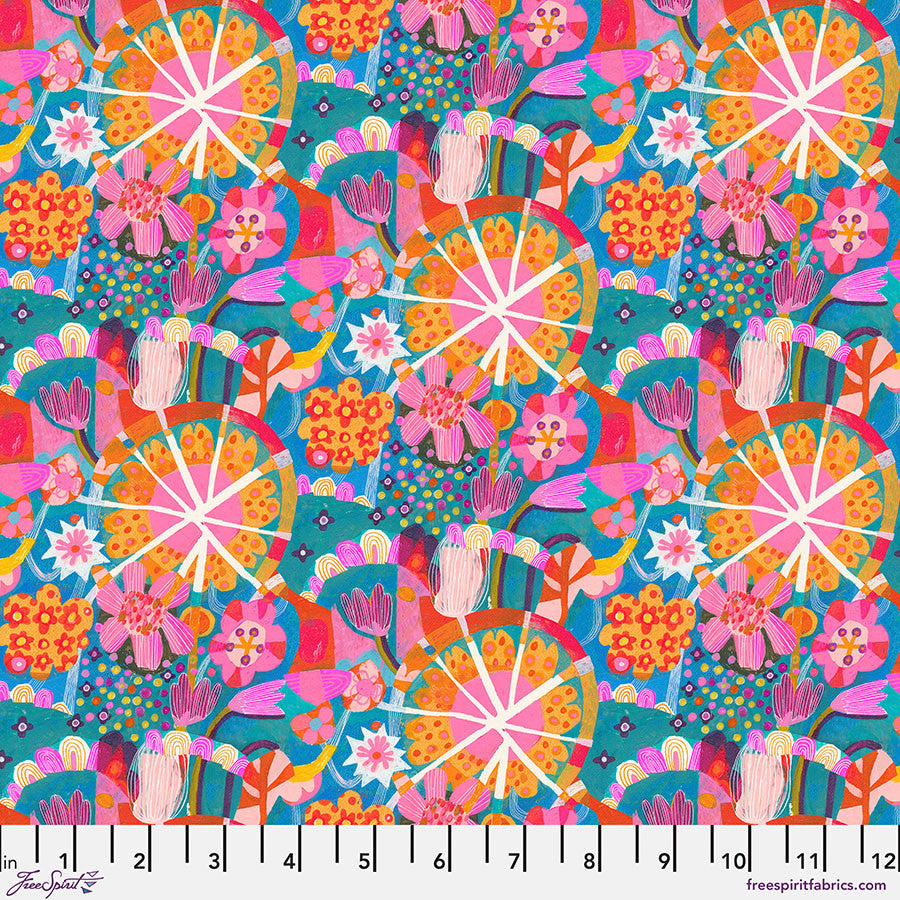 Colori- Multi Star: Sold by the 1/2 yard