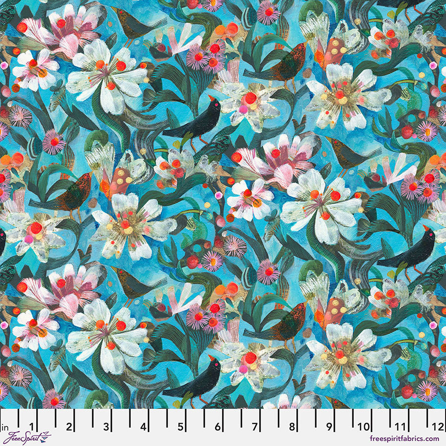 Colori- Blue Skies: Sold by the 1/2 yard