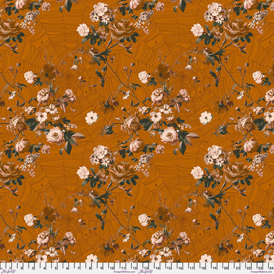 Enrapture- Spice Vining: Sold by the 1/2 yard.