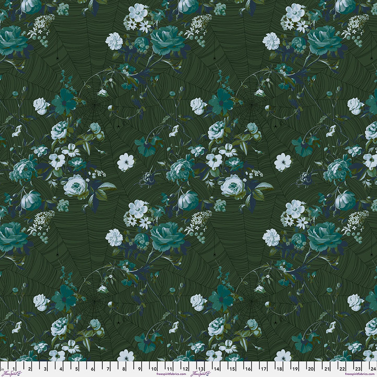 Enrapture- Verdant Vining: Sold by the 1/2 yard.