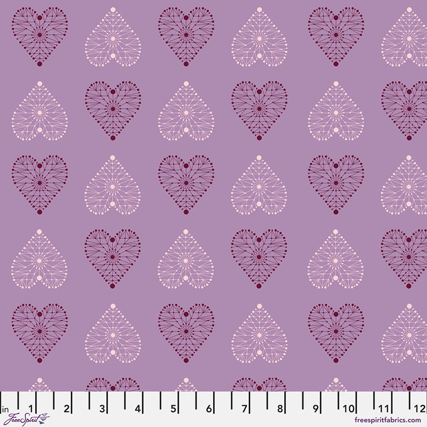 Enrapture- Amethyst Amour: Sold by the 1/2 yard.