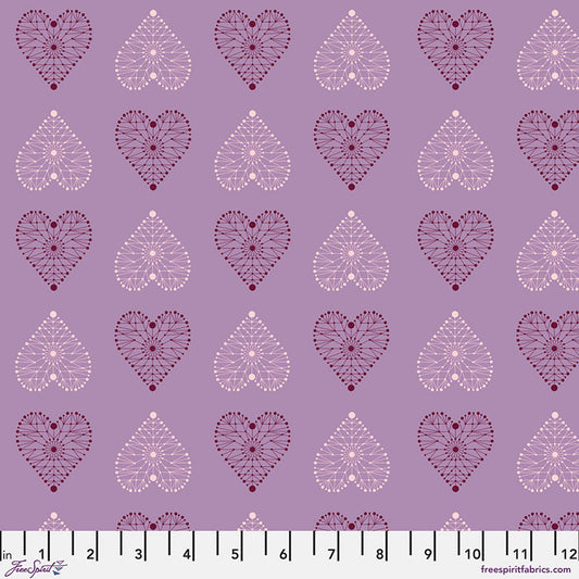 Enrapture- Amethyst Amour: Sold by the 1/2 yard.