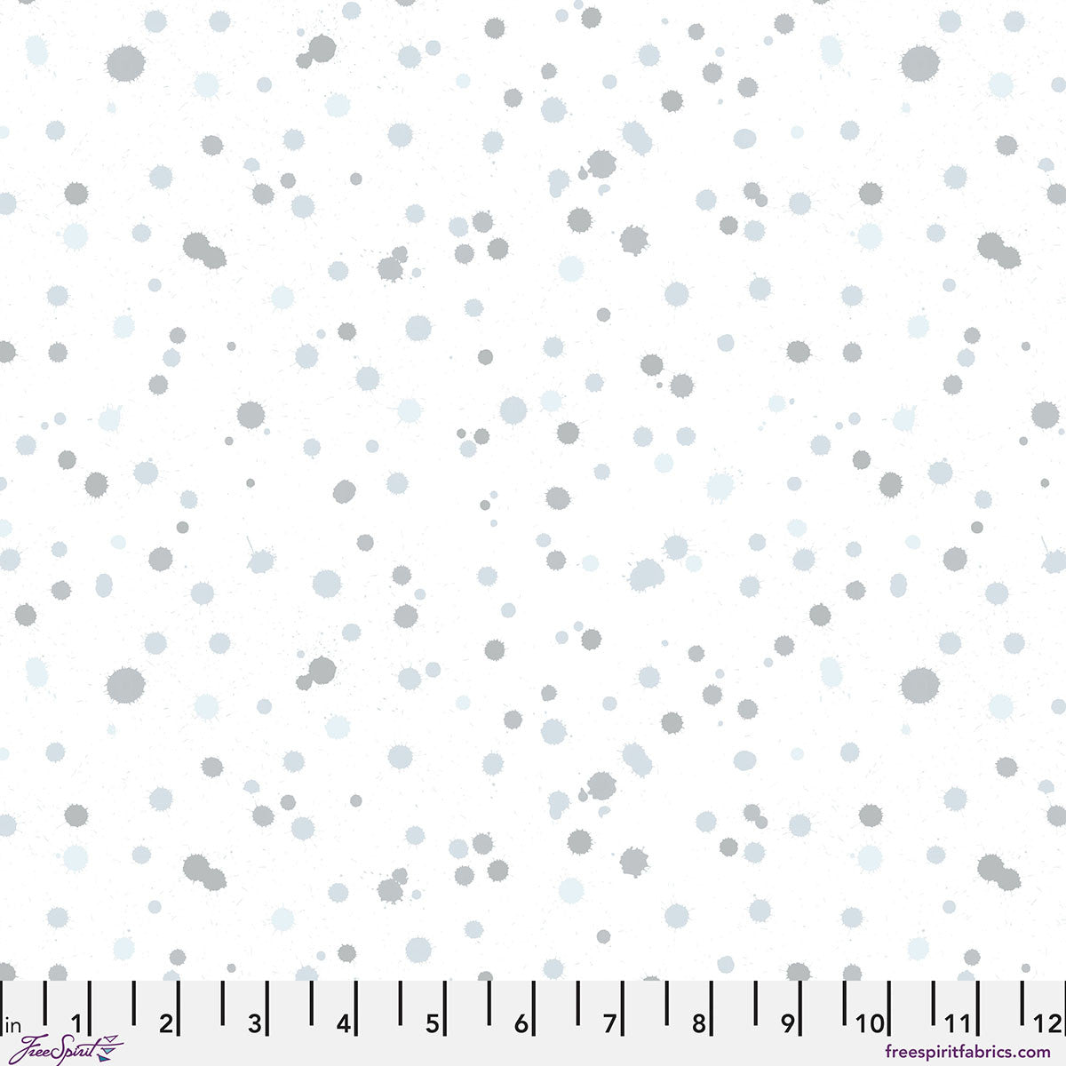 Hue- Whisper Drops: Sold by the 1/2 yard