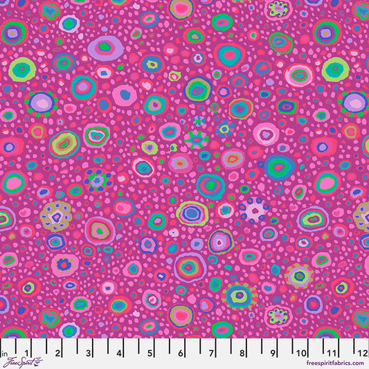 Kaffe Fassett Collective August 2025- Violet Roman Glass: Sold by the 1/2 yard