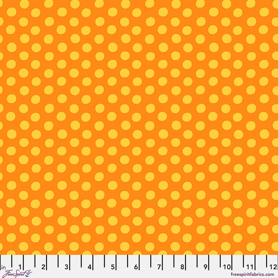 Kaffe Fassett February 2026- Mango Spot: Sold by the 1/2 yard
