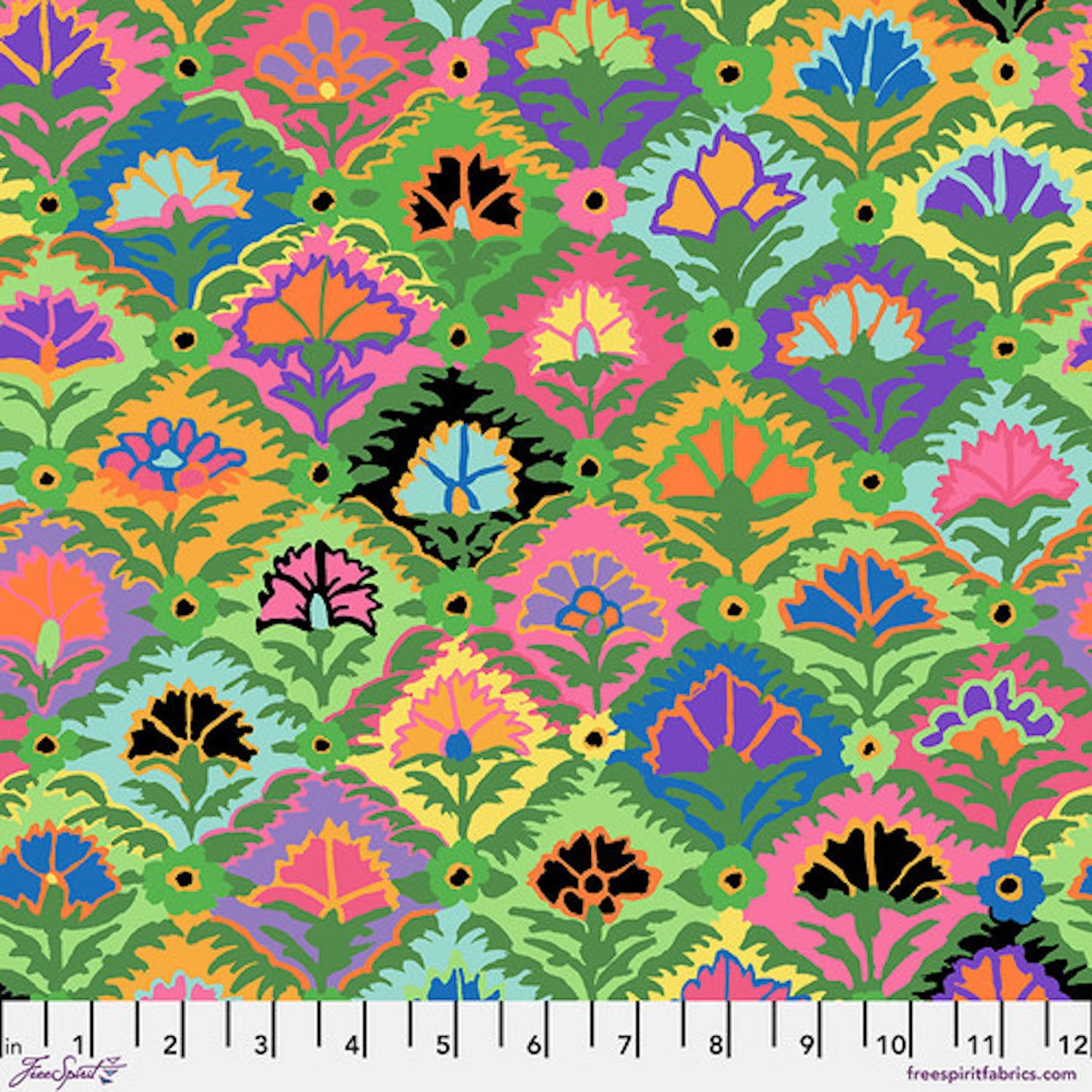 Kaffe Fassett Collective February 2024- Multi Step Flower