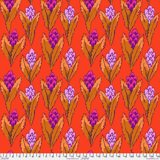 Kaffe Fassett February 2026- Red Hyacinth: Sold by the 1/2 yard