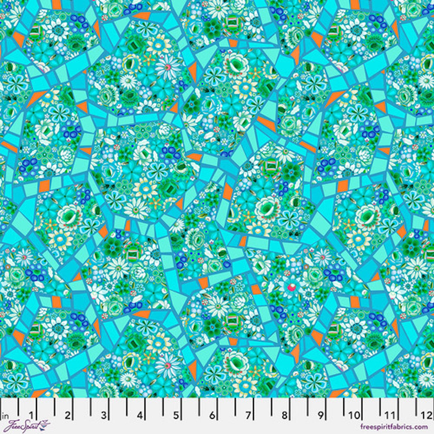 Murano- Jade Rialto: Sold by the 1/2 Yard