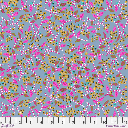 Blostma & Song- Magenta Notes of Berry: Sold by the 1/2 Yard