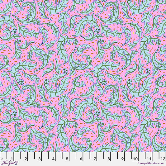 Blostma & Song- Blush Sweet Leaf: Sold by the 1/2 Yard