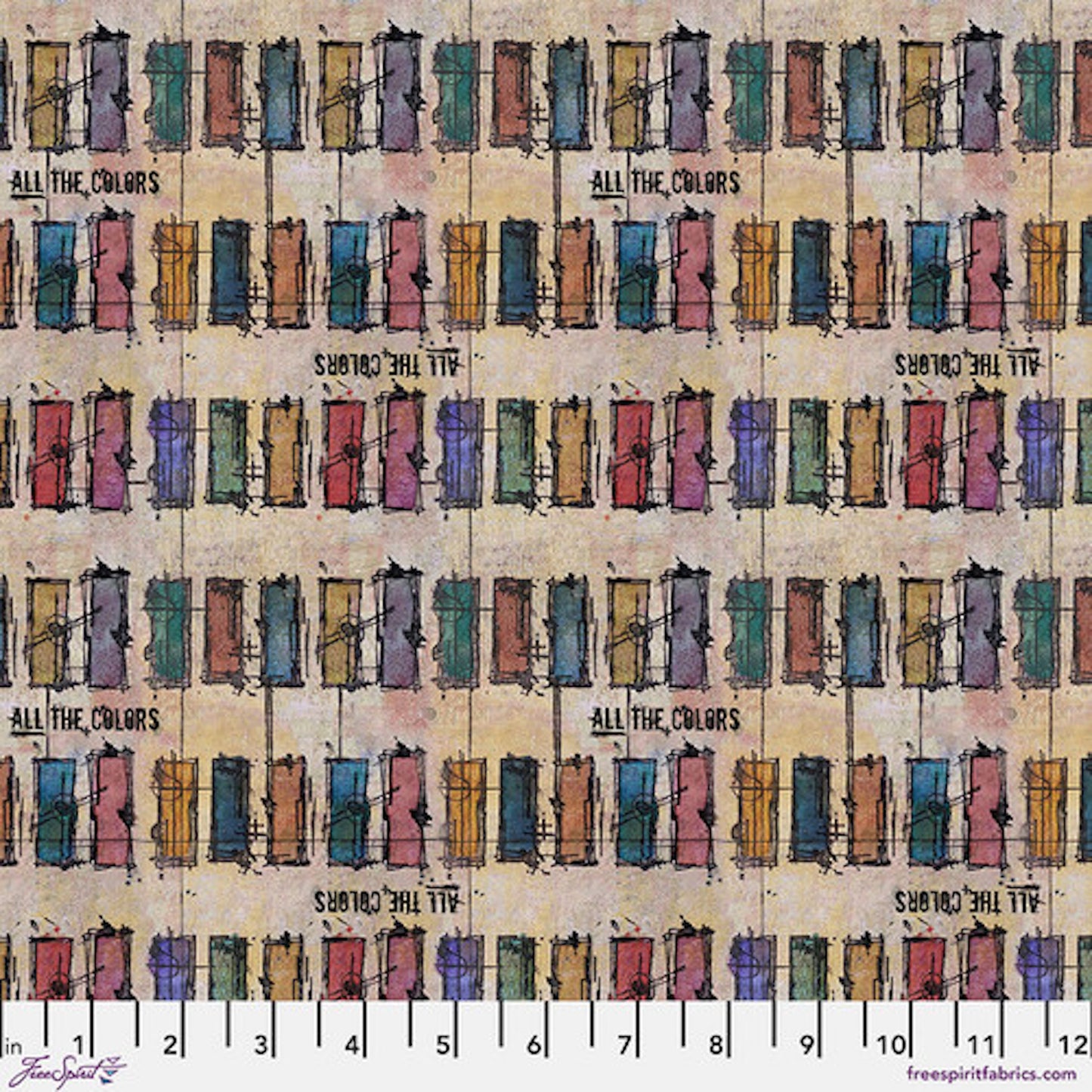 Live Out Loud- Prism All the Colors: Sold by the 1/2 yard