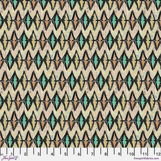 On Your Mark- Stained Glass Diamonds: Sold by the 1/2 yard