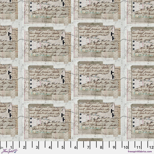 On Your Mark- Paper Script: Sold by the 1/2 yard