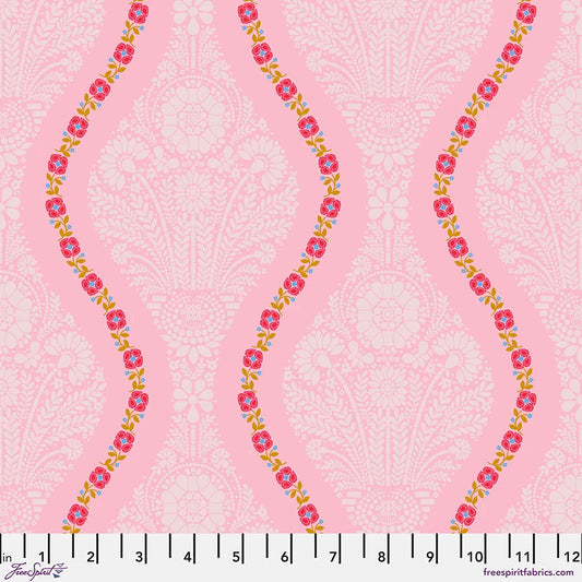 Market Days- Pink Bejeweled: Sold by the 1/2 yard
