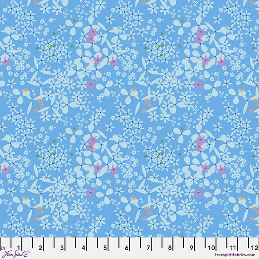 Market Days- Blue Doodah: Sold by the 1/2 yard