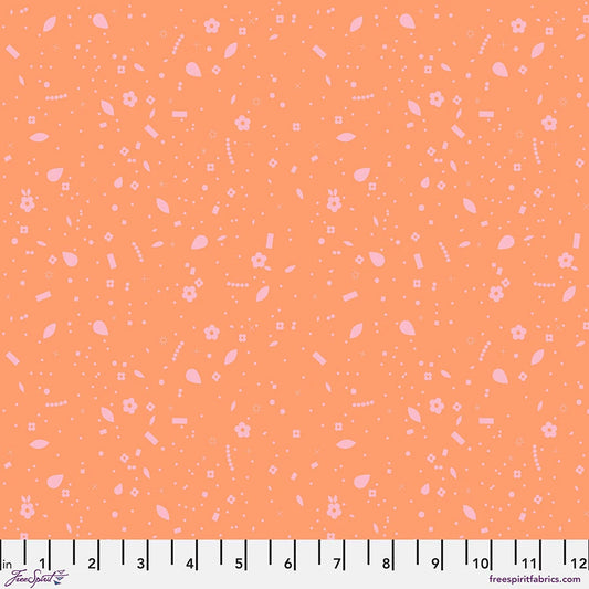 Market Days- Coral Baubles & Bits: Sold by the 1/2 yard