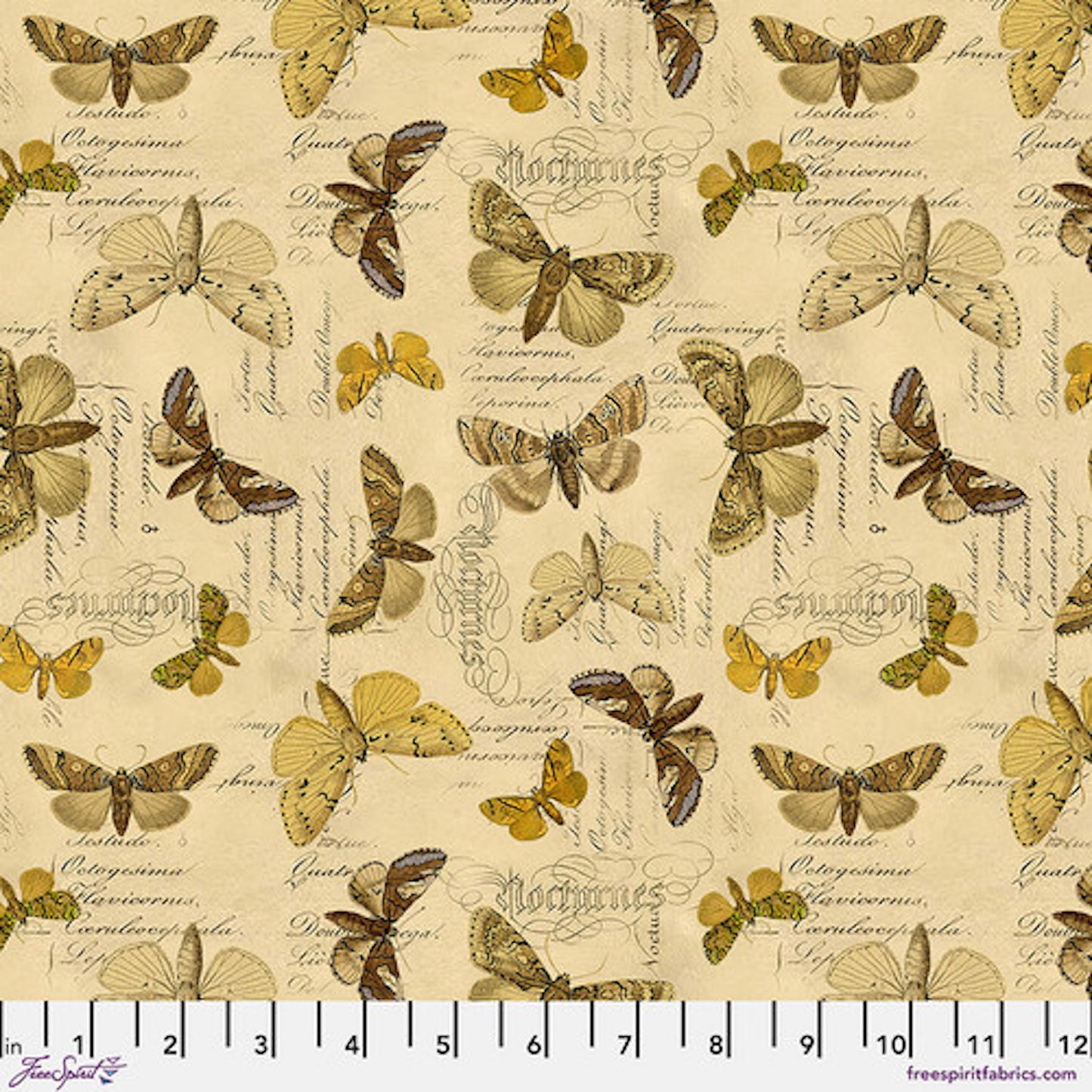 Tim Holtz Palette Program- Yellow Specimen: Sold by the 1/2 yard
