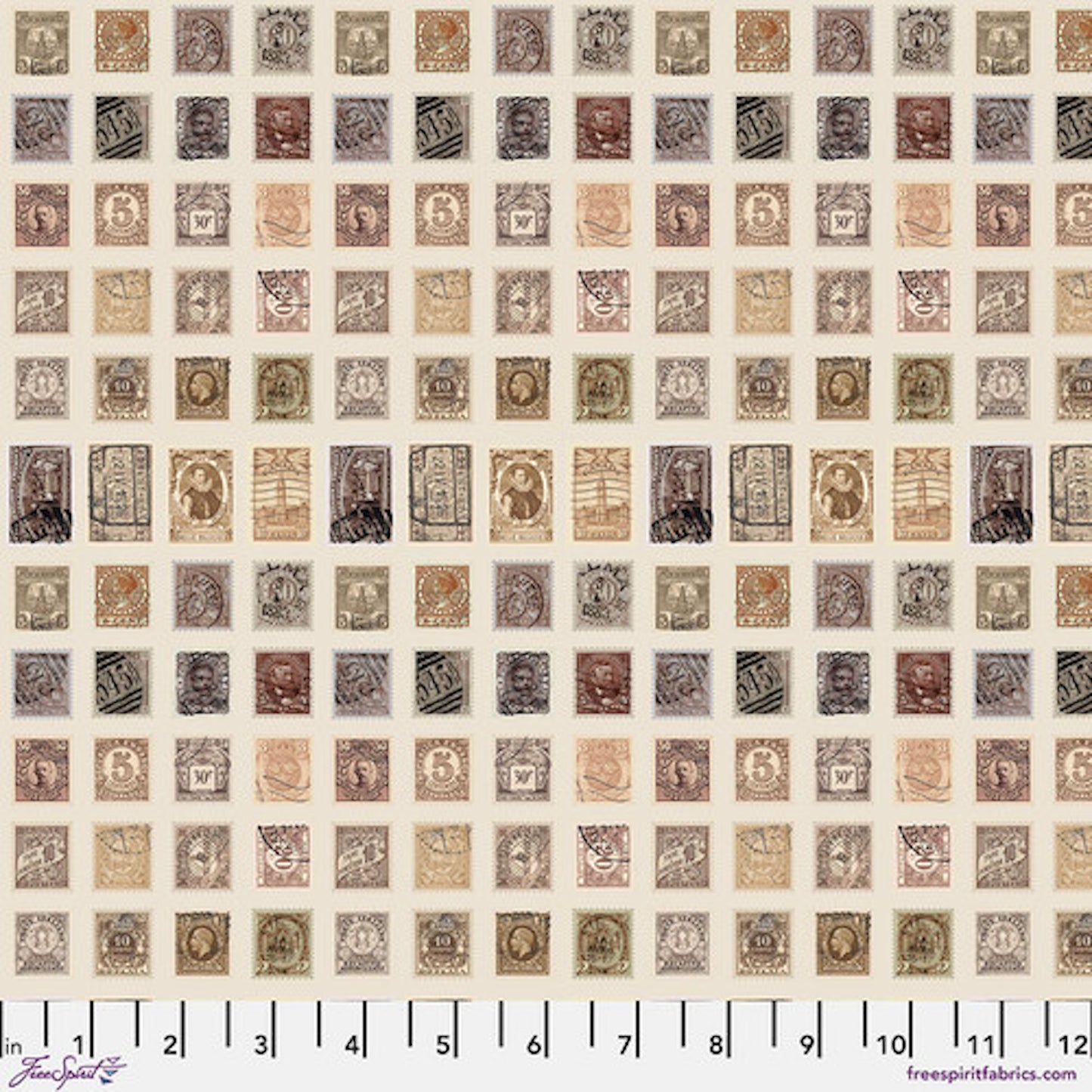 Tim Holtz Palette Program- Neutral Stamps: Sold by the 1/2 yard