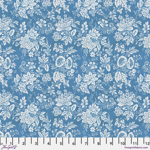 Tim Holtz Palette Program- Blue Tapestry: Sold by the 1/2 yard