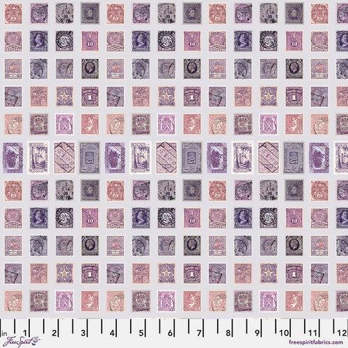 Tim Holtz Palette Program- Purple Stamps: Sold by the 1/2 yard