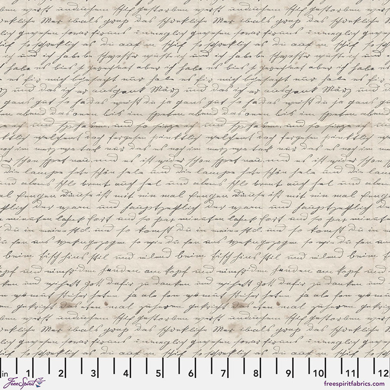 Tim Holtz Palette Program- Charcoal Handwriting: Sold by the 1/2 yard