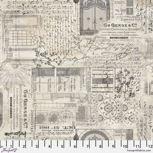 Tim Holtz Palette Program- Seasonal Halloween Remnants: Sold by the 1/2 yard