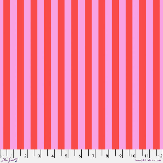 True Colors- Poppy Tent Stripes: Sold by the 1/2 yard