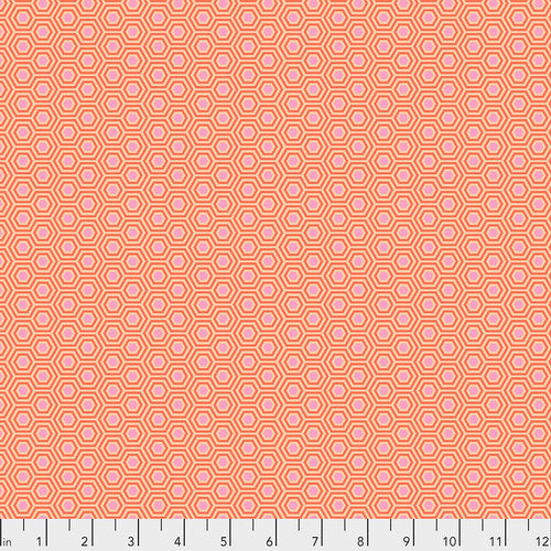 Tula Pink True Color's- Peach Blossom Hexy