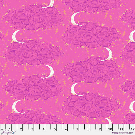 Nightshade Deja Vu- Storm Clouds Oleander: Sold by the 1/2 yard.