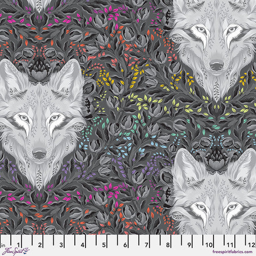 Graywork- Carbon Wolf of Pink Street: PRE-ORDER, Sold by the 1/2 yard