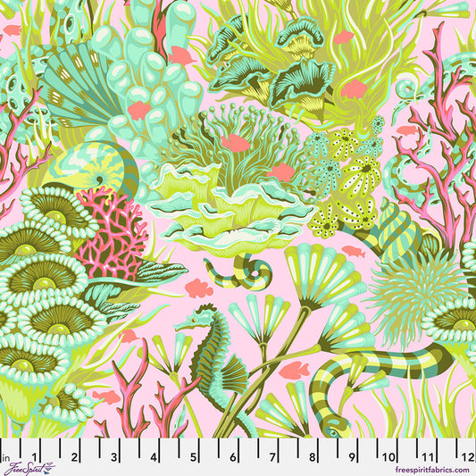 Floral Reef- Coralline Reef What You Sew: Sold by the 1/2 yard *PREORDER