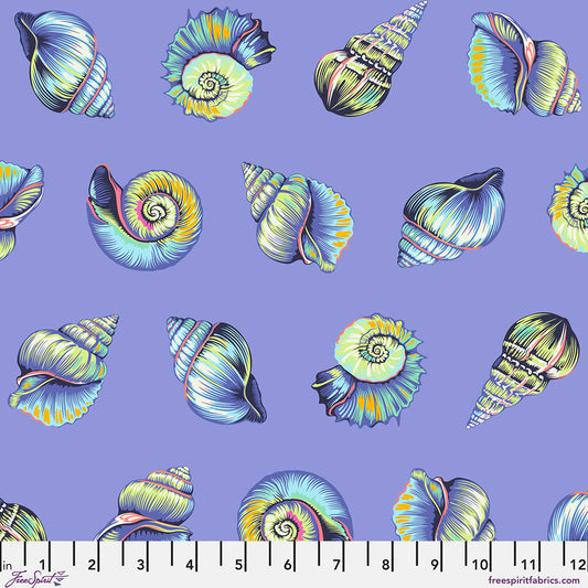 Floral Reef- Marine Lil Shelly: Sold by the 1/2 yard *PREORDER