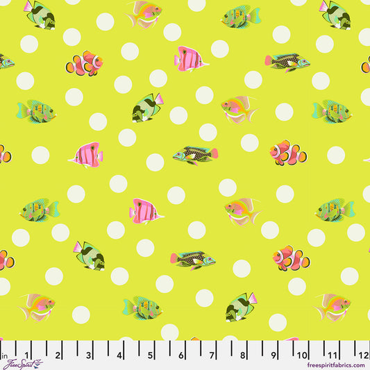 Floral Reef- Seagrass School Crossing: Sold by the 1/2 yard *PREORDER